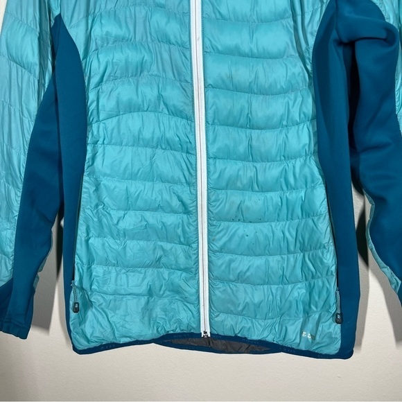 Mammut Flexidown Pertex Microlight Blue Womens Jacket Duck Down Primaloft Medium - Picture 4 of 16
